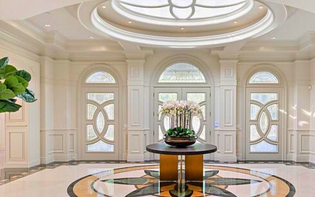 The first AGI House, Hillsborough — grand foyer