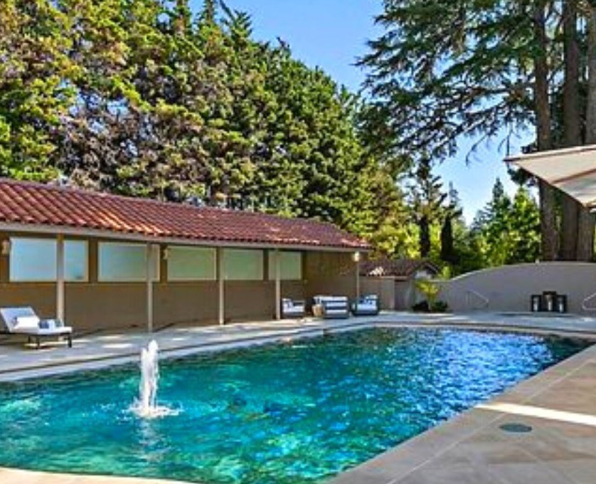 The first AGI House, Hillsborough — pool